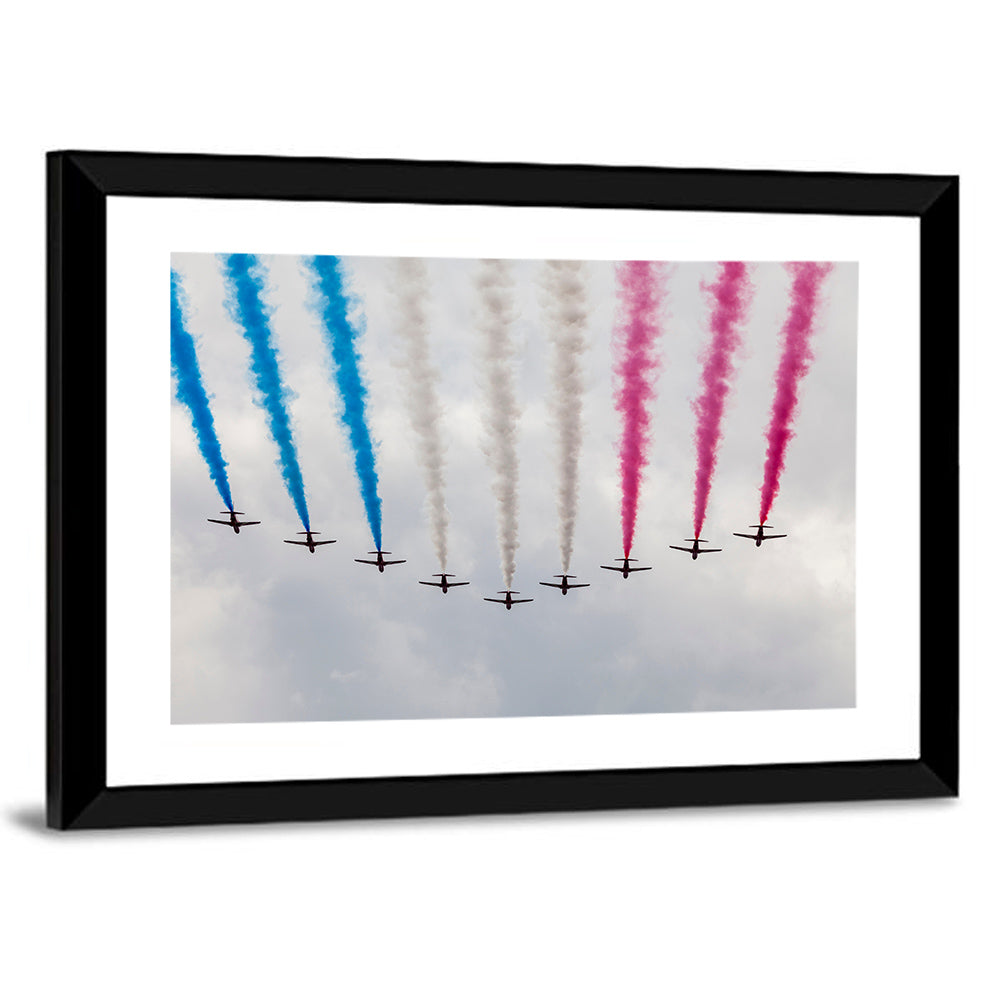 Nine-plane London Airshow Wall Art