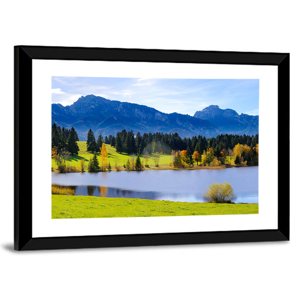 Alpine Lake in Bavaria Wall Art