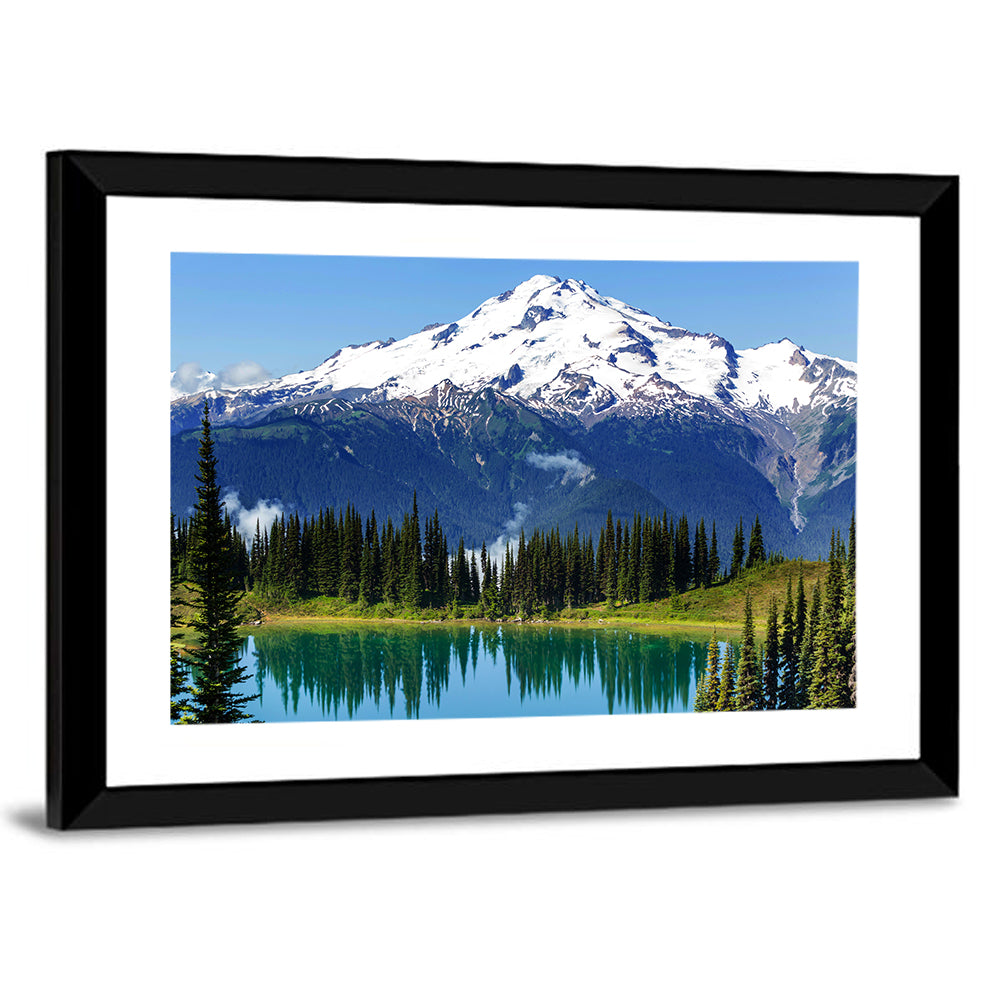 Mount Rainier Lake Reflection Wall Art