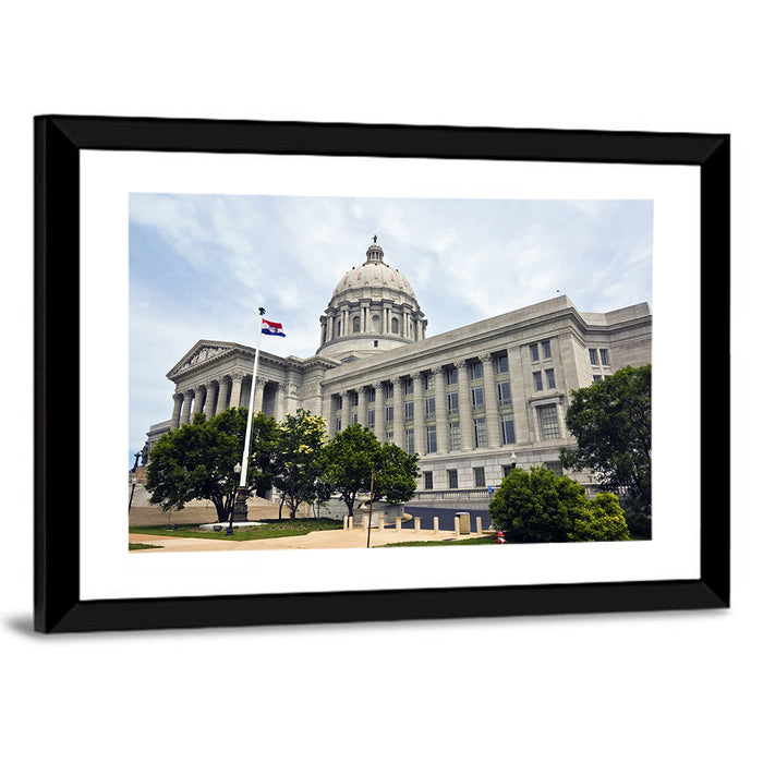 Missouri State Capitol, Jefferson City Wall Art as a framed print