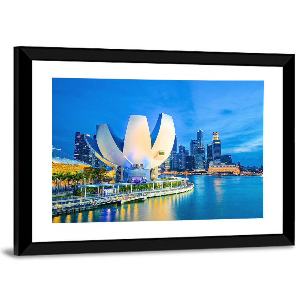 Marina Bay with Artscience Museum Wall Art