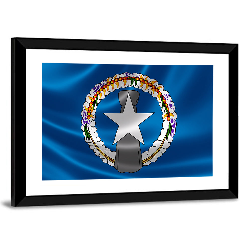 Northern Mariana Islands Flag Wall Art