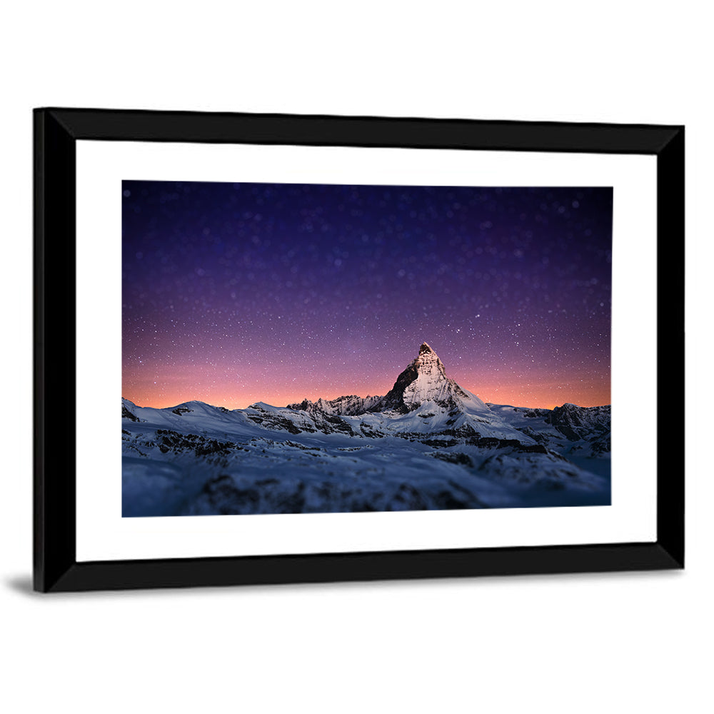 Matterhorn Nightscape Wall Art