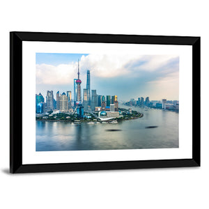 Spectacular Views Of The Bund in Shanghai Wall Art