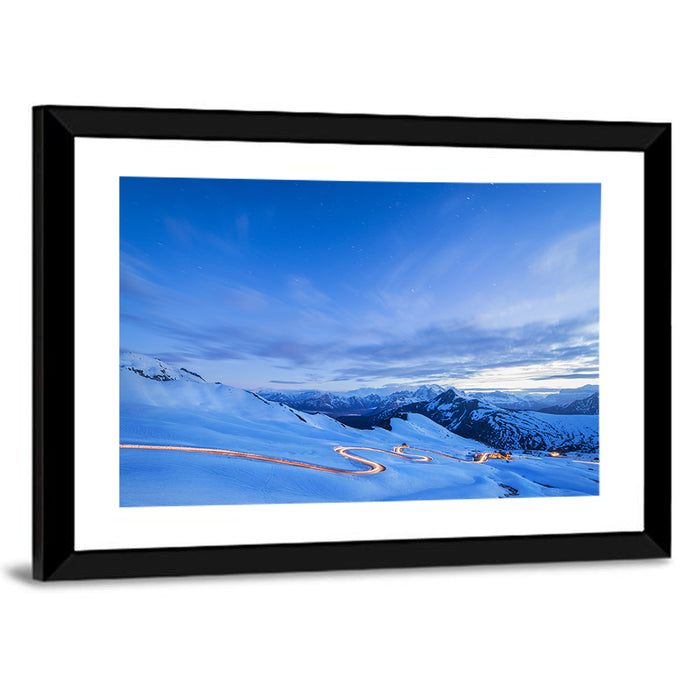 Passo Giau Sunset, Dolomites Italy Wall Art as a framed print