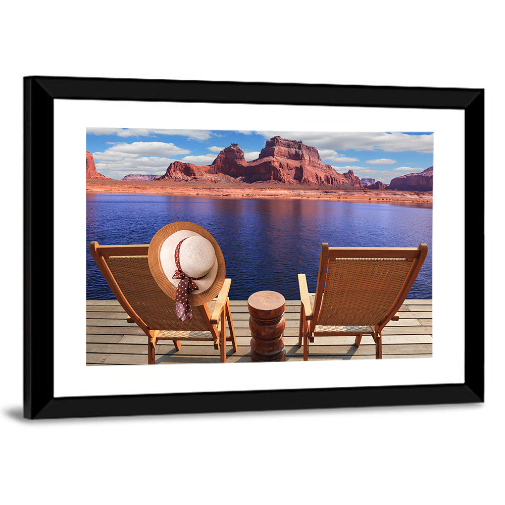 Lake Powell Dock View Wall Art