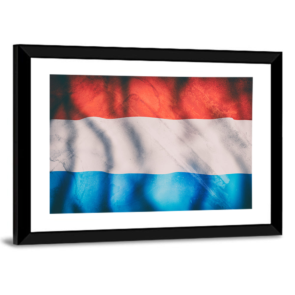 Luxembourg Flag Wall Art