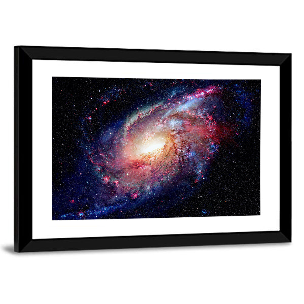 Spiral Galaxy and Nebula Wall Art