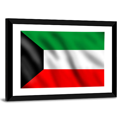 Flag Of Kuwait Wall Art