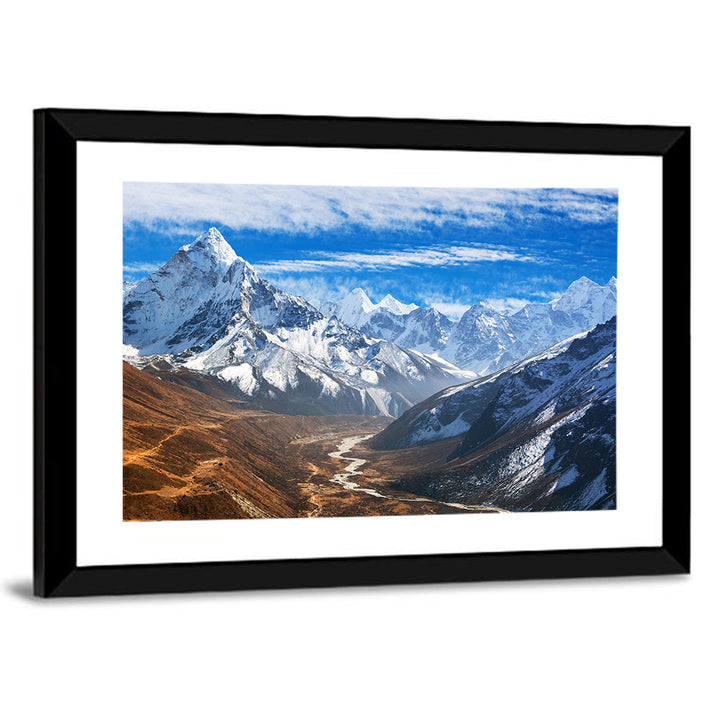 Ama Dablam Valley View Wall Art