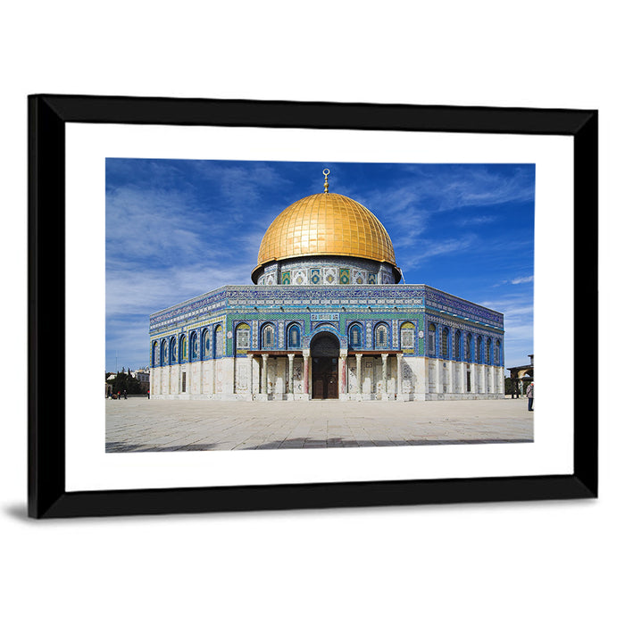 Dome of the Rock, Masjid Al Aqsa Wall Art as a framed print