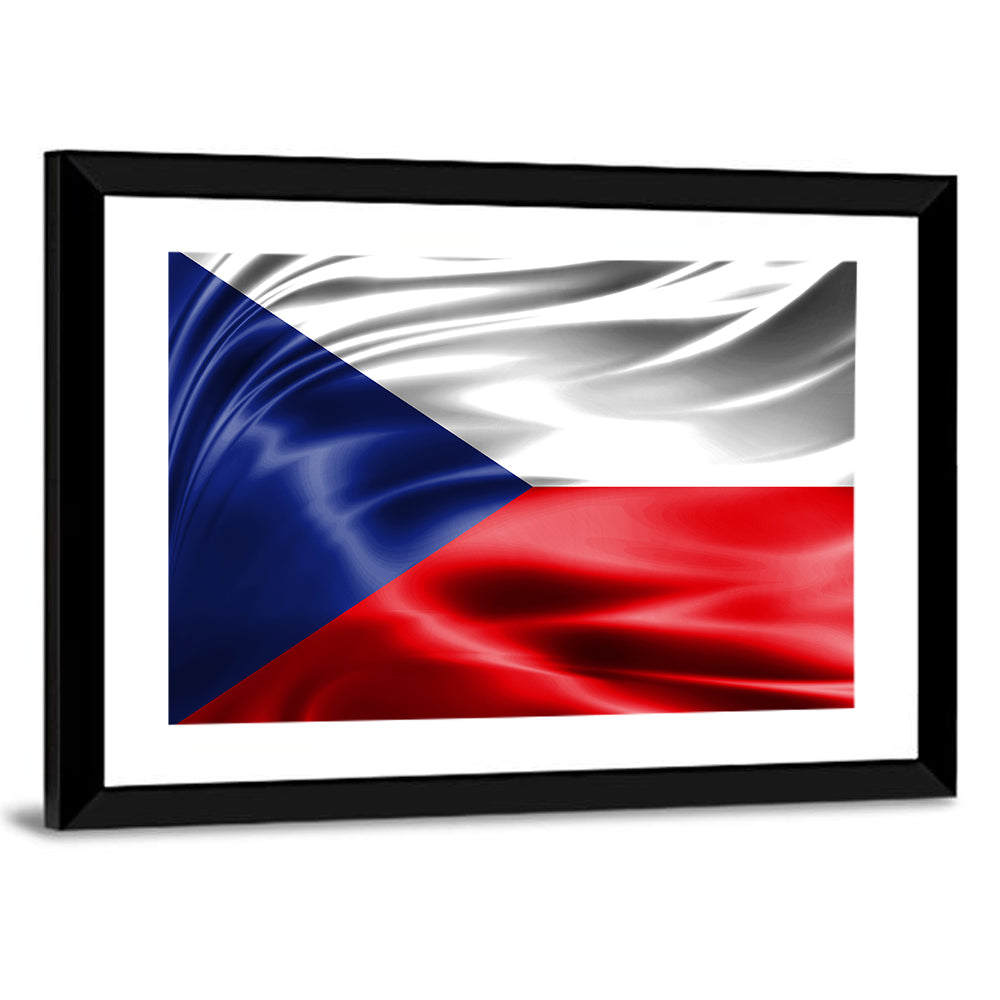 Czech Republic Flag Wall Art
