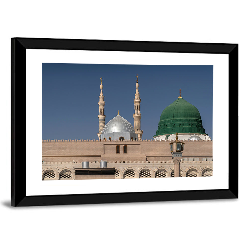 Green Dome of Al-masjid An-nabawi Wall Art