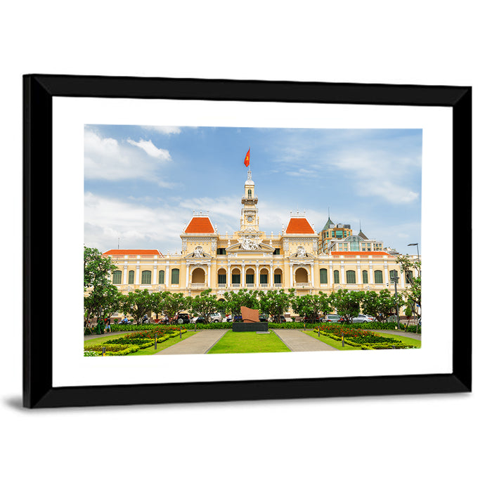 Ho Chi Minh City People's Committee Building Wall Art as a framed print