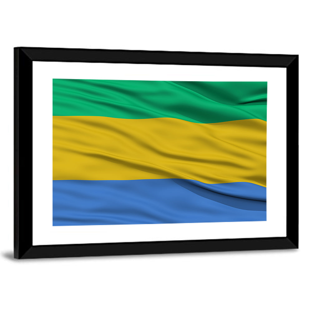 Flag Of Gabon Wall Art