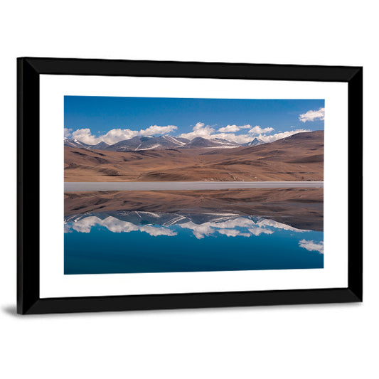 Tso  Moriri Lake In Leh Ladakh Wall Art