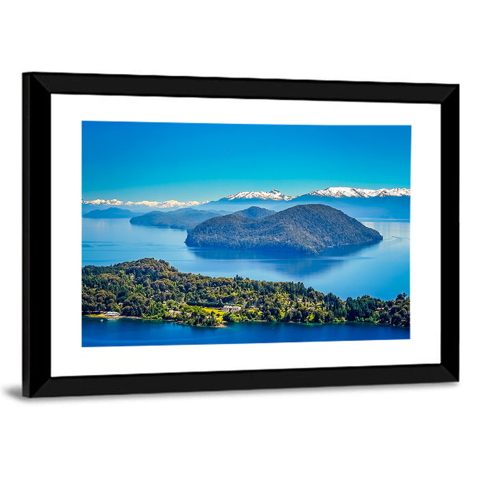 Isla Victoria on Nahuel Huapi Lake Wall Art as a framed print