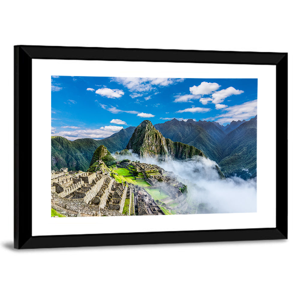 Machu Picchu Among Mountain Clouds Wall Art