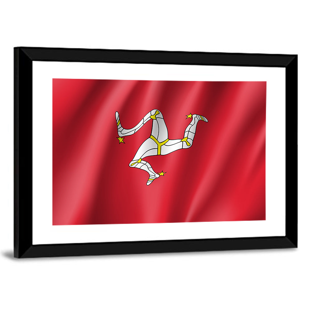 Isle of Man Flag Emblem Wall Art