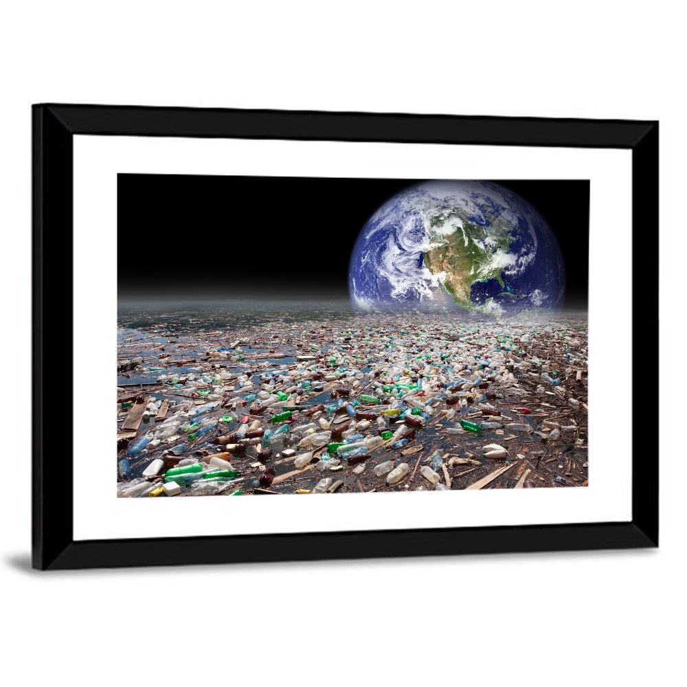Earth Above Plastic Seas Wall Art