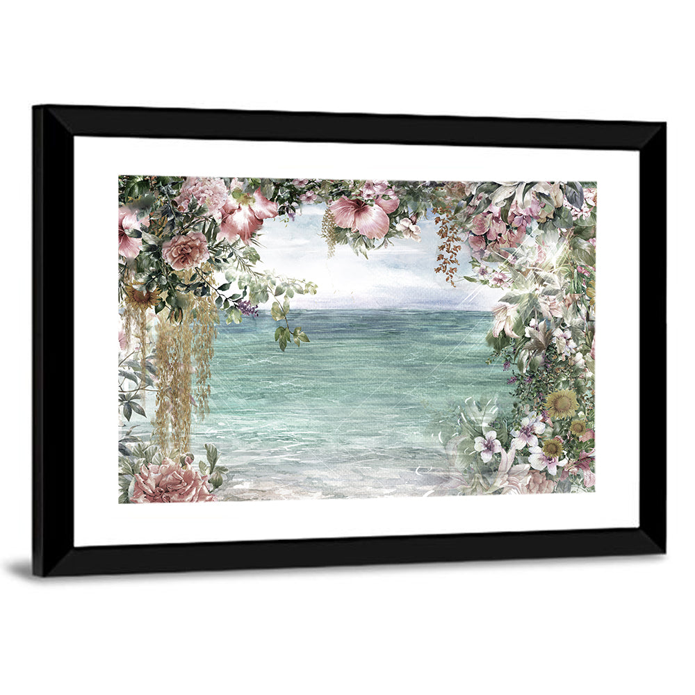 Flowers Watercolor Abstract Wall Art