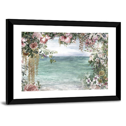 Flowers Watercolor Abstract Wall Art
