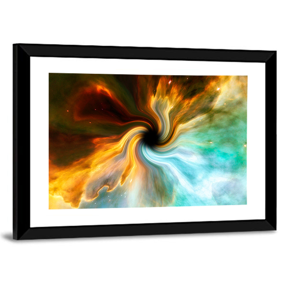Black Hole Vortex Wall Art