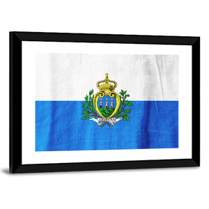 San Marino National Flag Wall Art