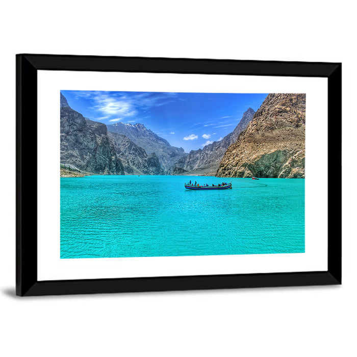 Attabad Lake, Pakistan Wall Art as a framed print