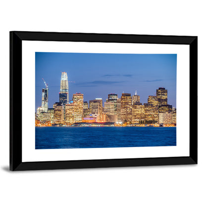 Night Skyline Of San Francisco Wall Art