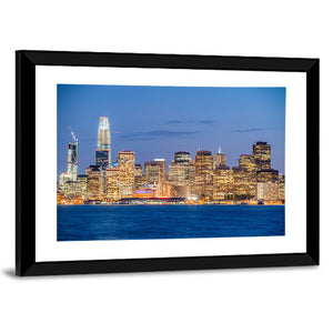 Night Skyline Of San Francisco Wall Art