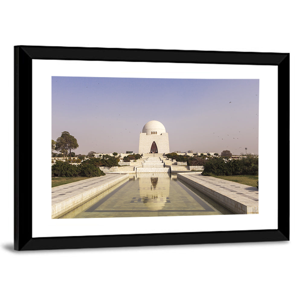 Mazar-e-quaid Mausoleum Reflecting Pool Wall Art