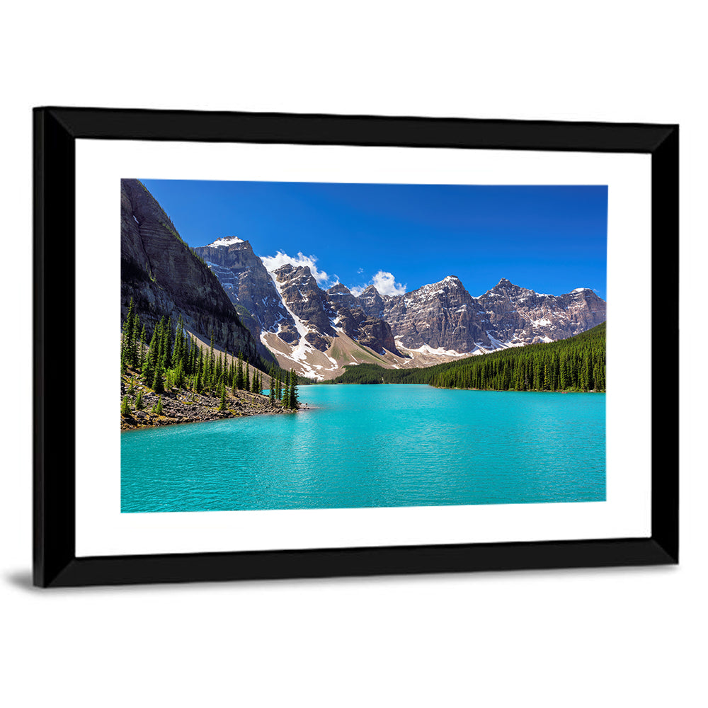 Turquoise Moraine Lake, Banff Wall Art