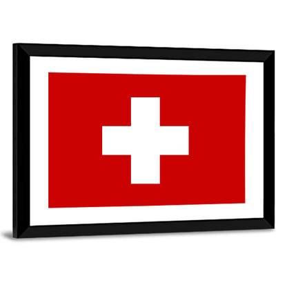 Flag Of Switzerland Wall Art