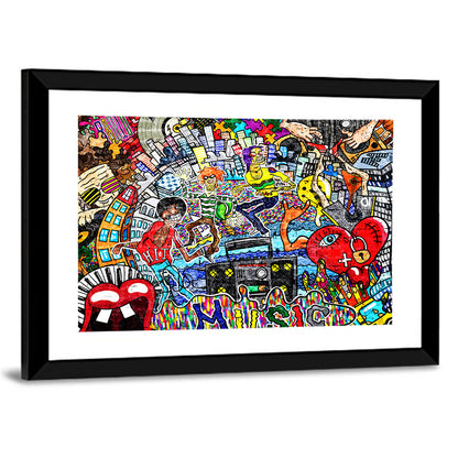 Music Collage Wall Art