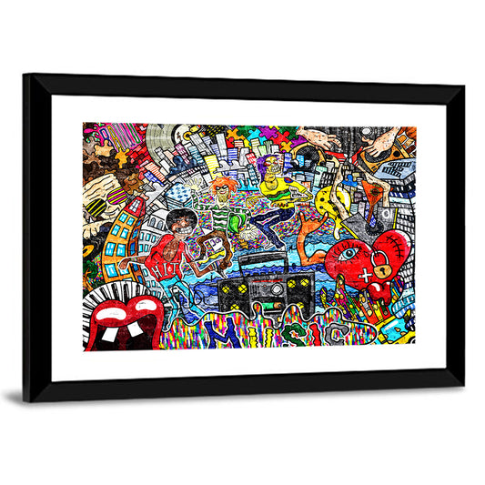Music Collage Wall Art