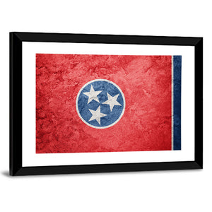 Flag Of Tennessee State Wall Art