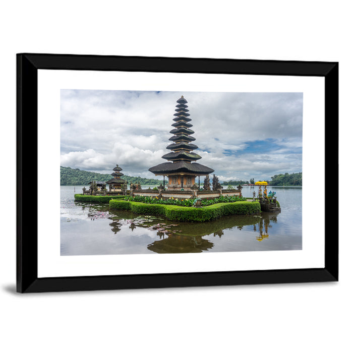 Pura Ulun Danu Bratan, Bedugul Wall Art as a framed print