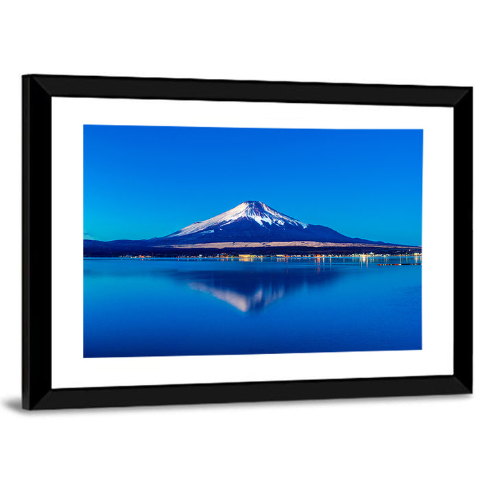 Mount Fuji Reflection Over Lake Yamanaka Wall Art