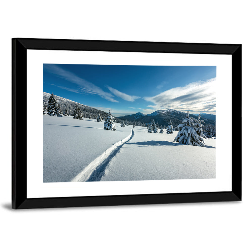 Snowy Carpathian Trail Wall Art