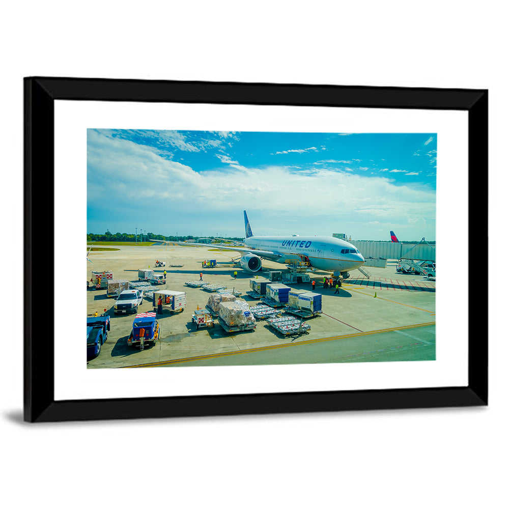Cancun International Airport Tarmac Wall Art