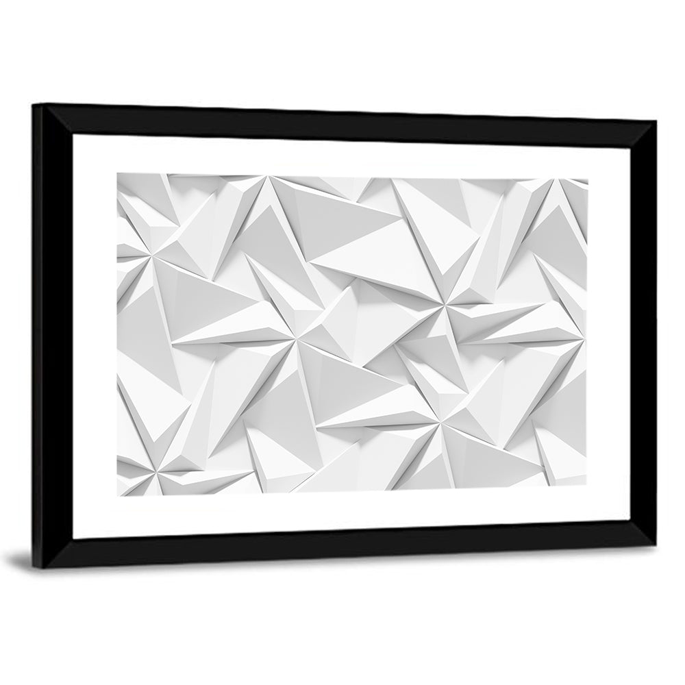 Origami Paper Geometric Pattern Wall Art