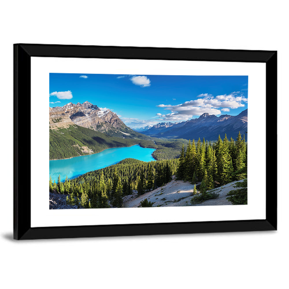 Peyto Lake In Banff Wall Art