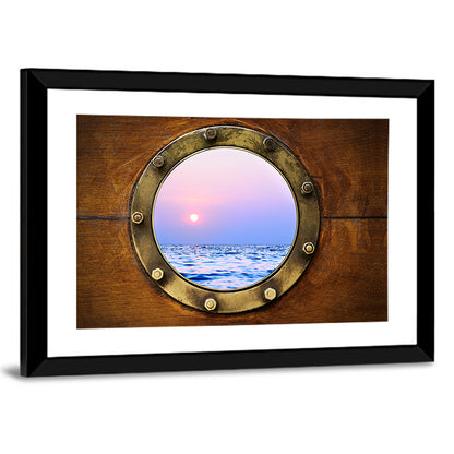 Boat Porthole Close Up Wall Art