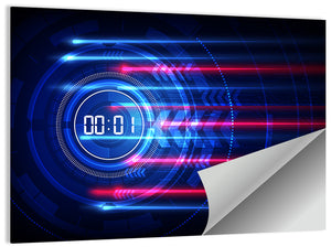 Digital Timer Concept Wall Art