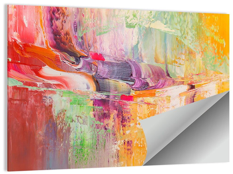 Palette Knife Strokes Wall Art