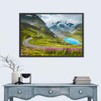 Winding Road Through the Swiss Alps Wall Art