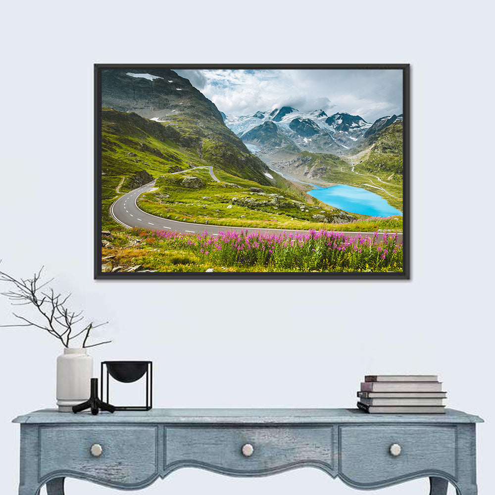 Winding Road Through the Swiss Alps Wall Art