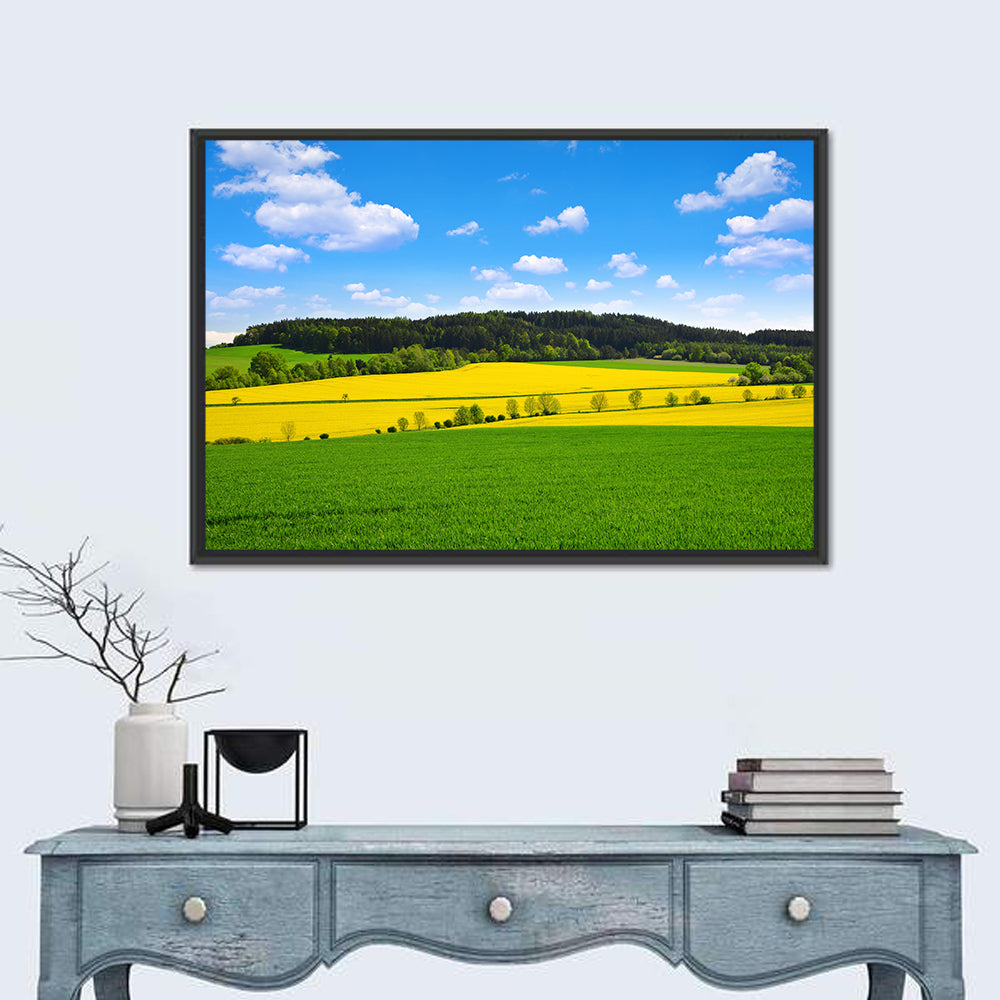 Spring Czech Countryside Landscape Wall Art