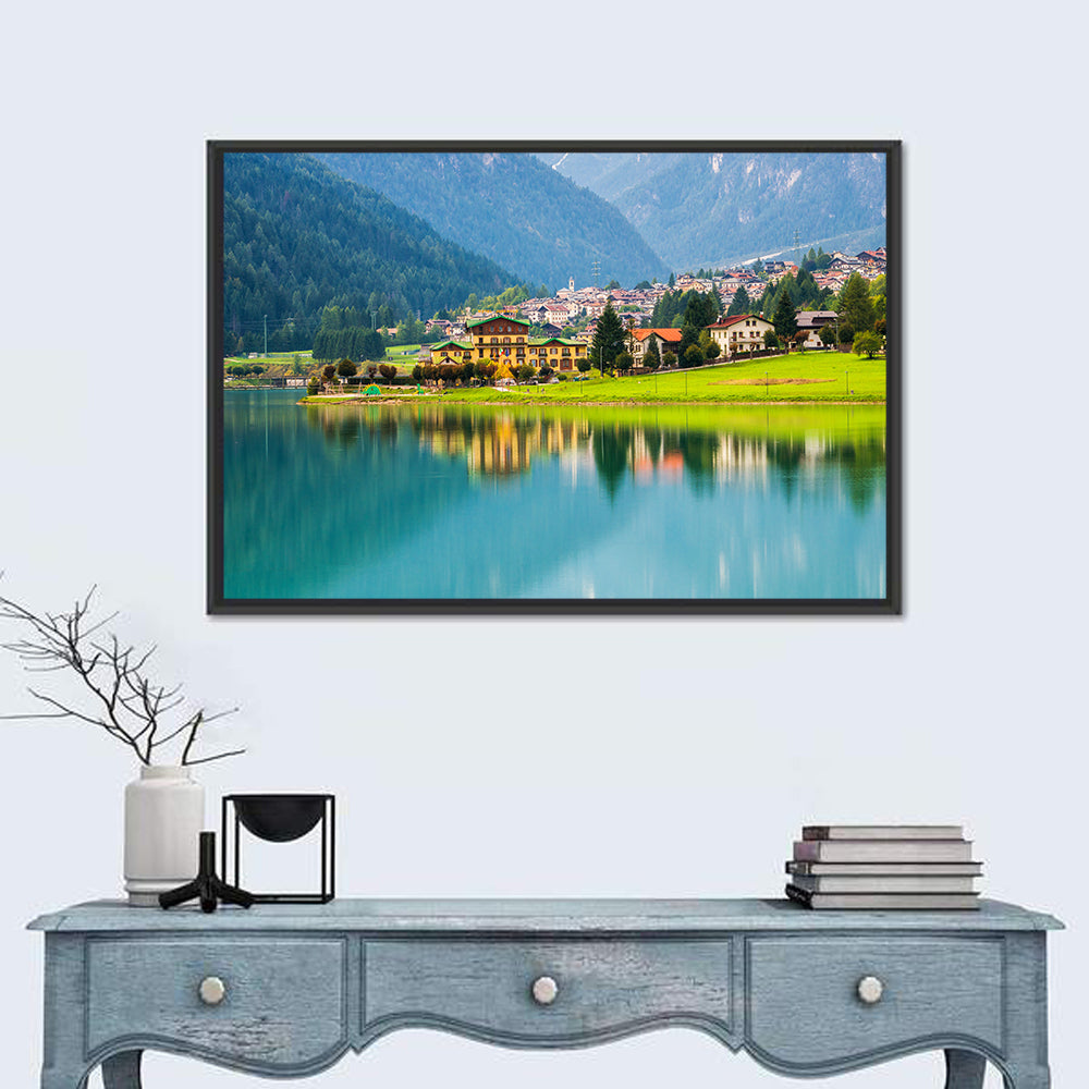 Lake Auronzo Reflection Wall Art